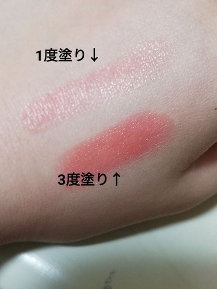 ラスティンググロスリップ/CEZANNE/口紅を使ったクチコミ(3枚目)