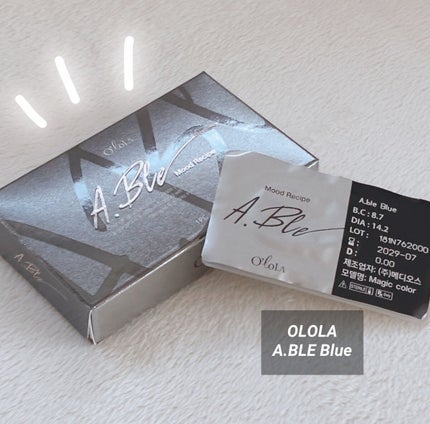 エーブルブルーマンスリー (A.BLE BLUE monthly)/OLOLA/1ヶ月(1MONTH)カラコンを使ったクチコミ(2枚目)