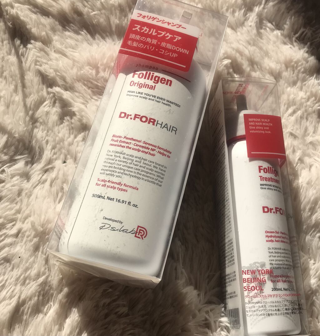 フォリゲン シャンプー／トリートメント/Dr.FORHAIR/市販シャンプーを使ったクチコミ（1枚目）