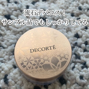 フェイスパウダー/DECORTÉ/ルースパウダーを使ったクチコミ（1枚目）