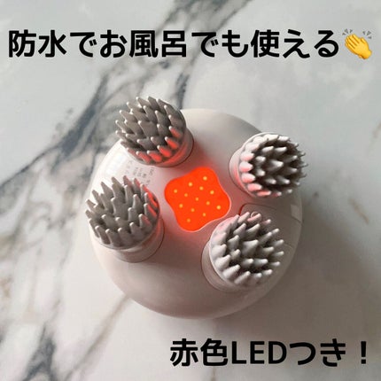 ヘッドスパ 電動頭皮ブラシ/yete/ヘッドマッサージャーを使ったクチコミ(2枚目)