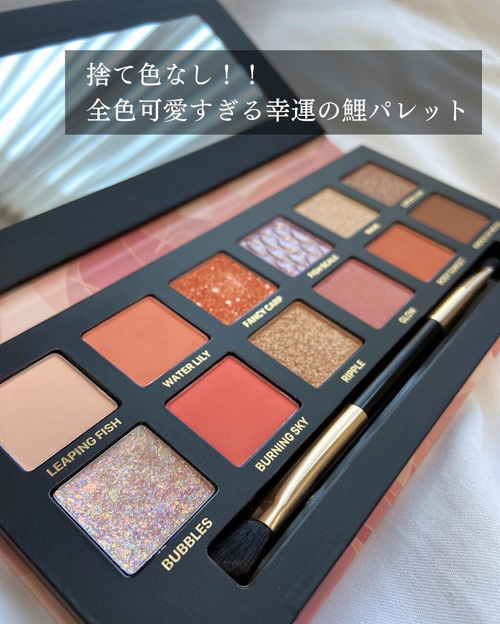 エクスプローラ12色 動物アイシャドウパレット 鯉/PERFECT DIARY/アイシャドウパレットを使ったクチコミ（2枚目）