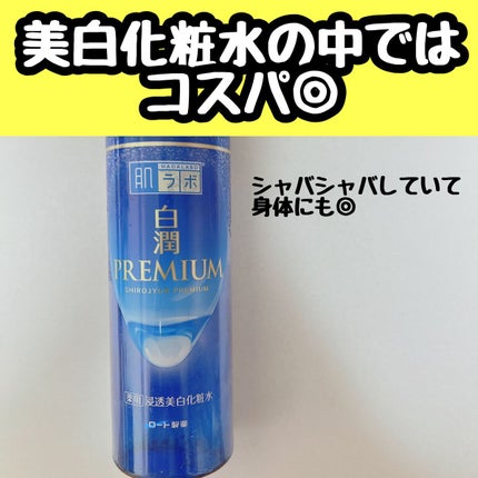 白潤プレミアム薬用浸透美白化粧水/肌ラボ/化粧水を使ったクチコミ(1枚目)
