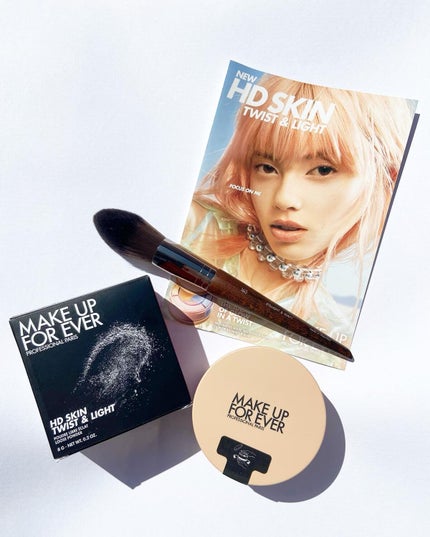 HDスキン ツイストライト/MAKE UP FOR EVER/ルースパウダーを使ったクチコミ(7枚目)