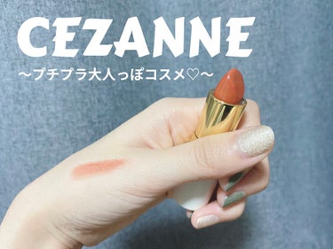 ラスティング リップカラーN/CEZANNE/口紅を使ったクチコミ（1枚目）