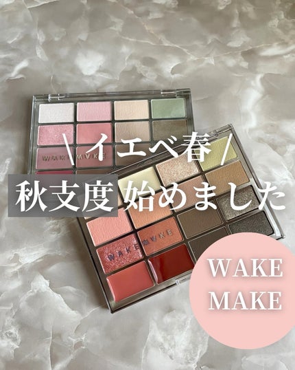 ソフトブラーリングアイパレット/wakemake/アイシャドウパレットを使ったクチコミ(1枚目)
