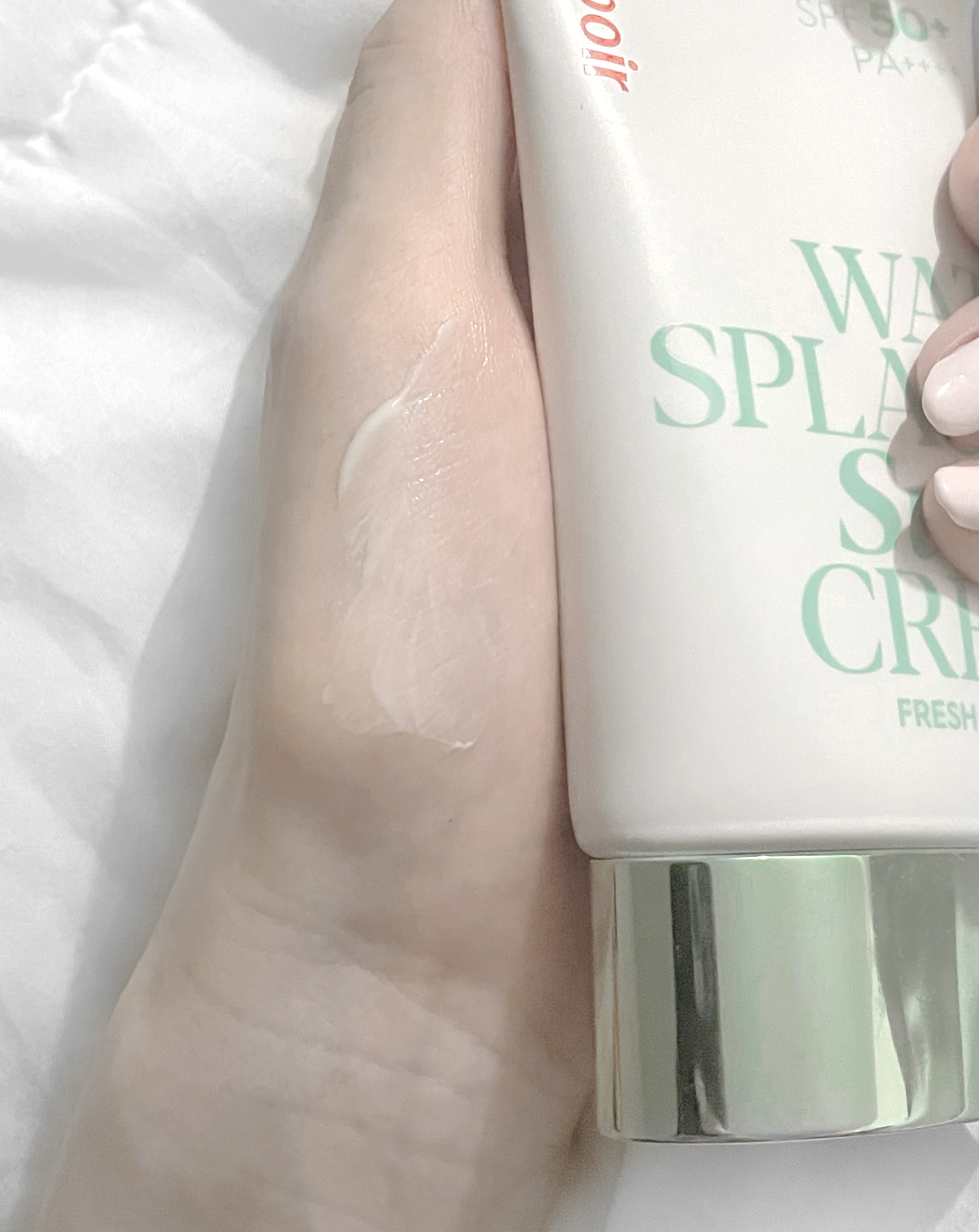 ウォータースプラッシュ サンクリーム フレッシュ CICA 60ml/espoir/化粧下地を使ったクチコミ（2枚目）