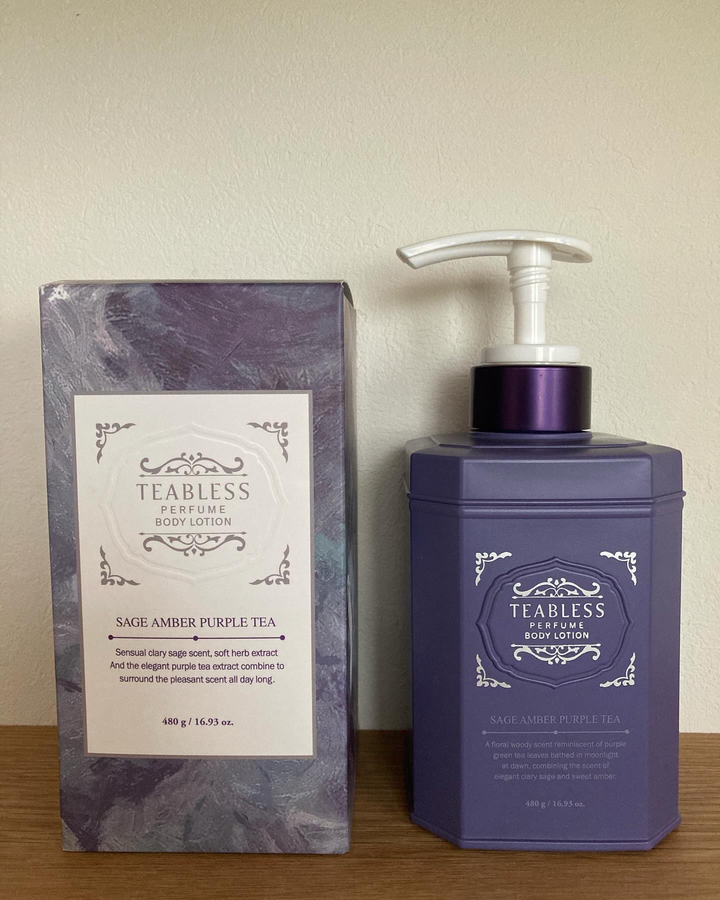 パフュームボディローション セイジアンバーパープルティー/TEABLESS/ボディローションを使ったクチコミ（1枚目）