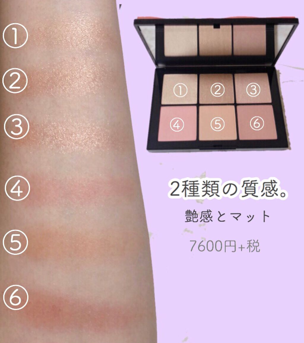 オーバーラスト チークパレット/NARS/パウダーチークを使ったクチコミ（2枚目）