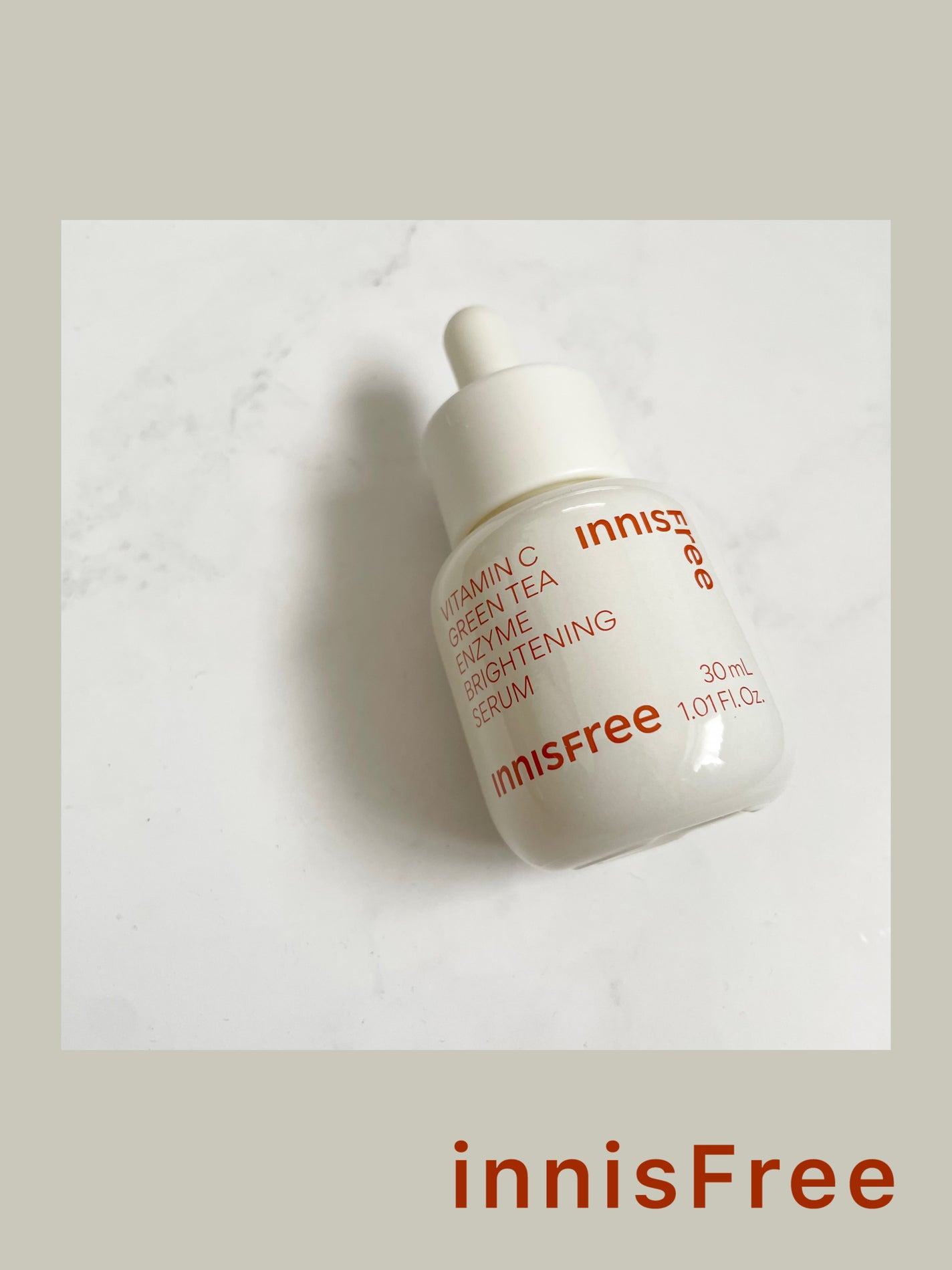 ãã¿Cãã°ãªãŒã³ãã£ãŒãšã³ã¶ã€ã ããã©ã€ããã»ã©ã /innisfree/çŸå®¹æ¶²ã䜿ã£ãã¯ãã³ãïŒ1æç®ïŒ