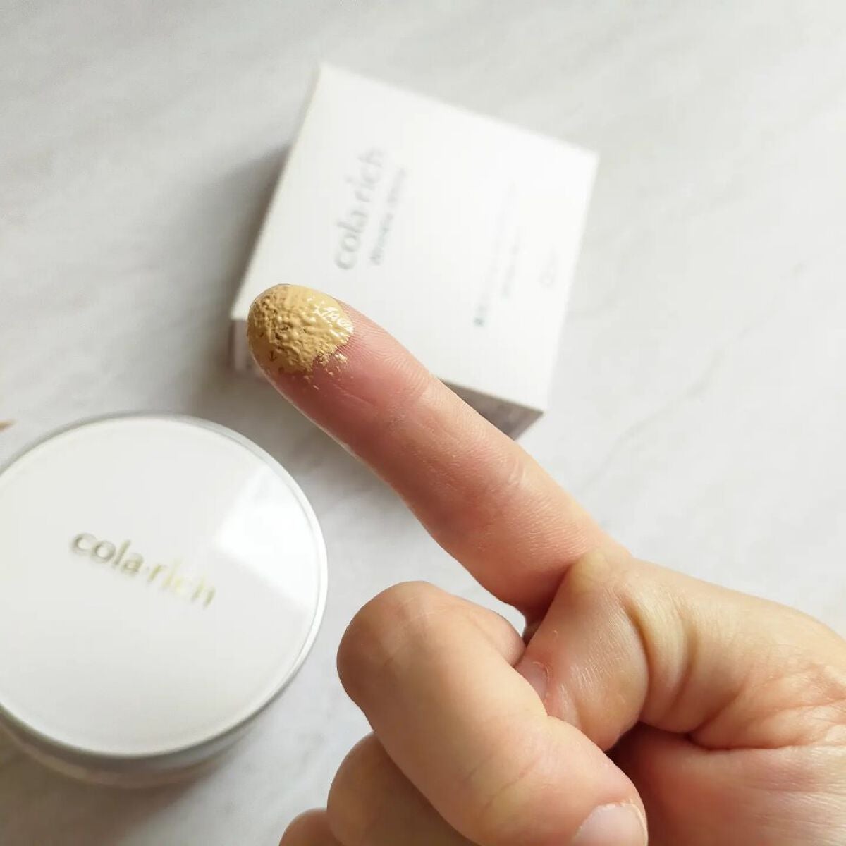 リンクルホワイトクッションファンデーション/コラリッチ/クッションファンデーションを使ったクチコミ(5枚目)