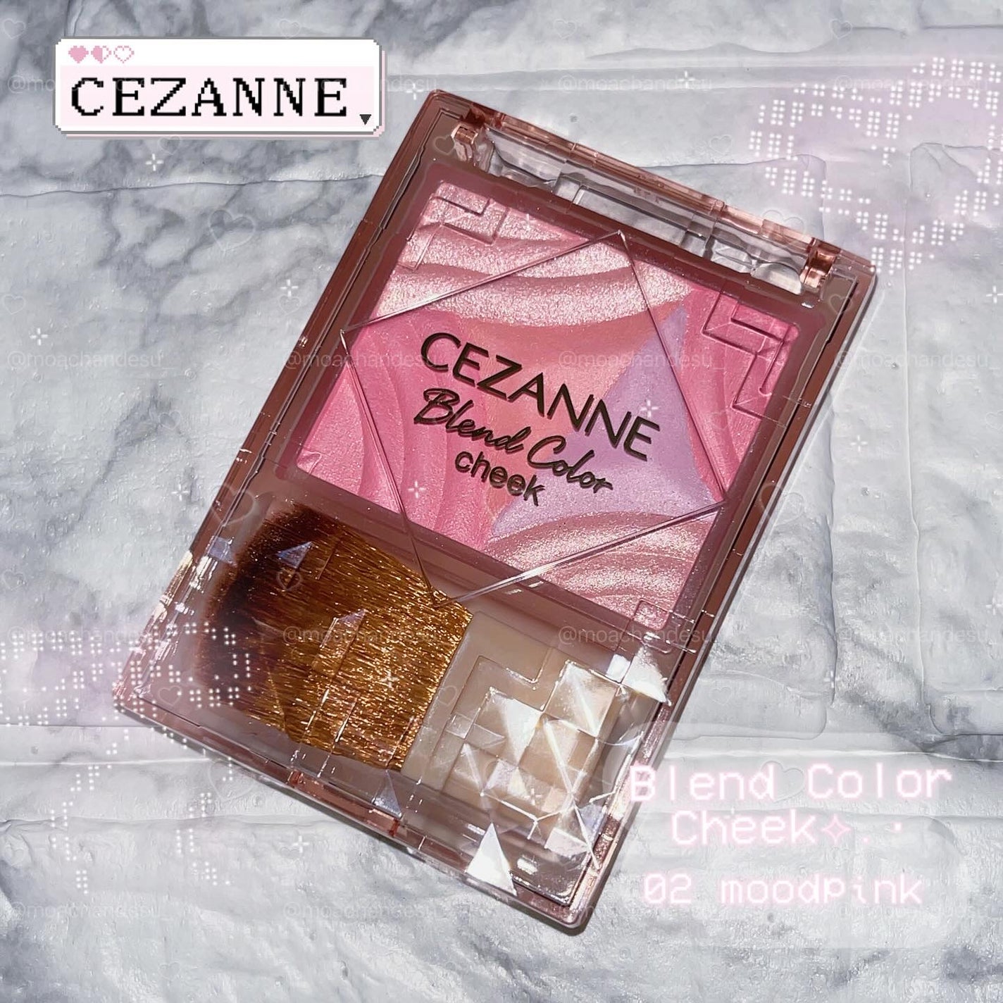 ブレンドカラーチーク/CEZANNE/チークを使ったクチコミ(1枚目)