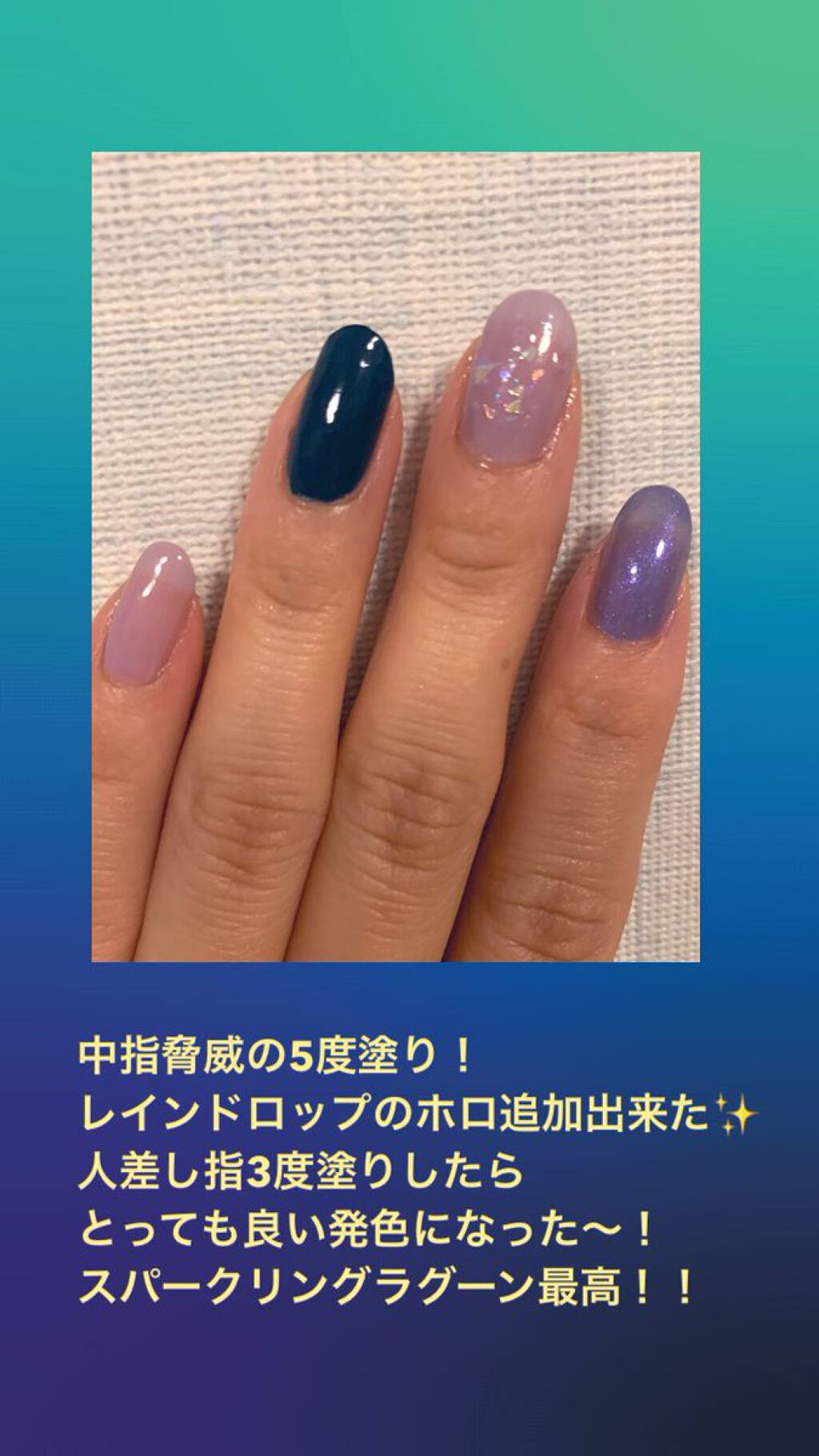 カラフルネイルズ/キャンメイク/マニキュアを使ったクチコミ(7枚目)