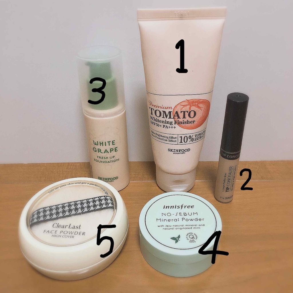 フェイスパウダー ハイカバー 白肌オークル/クリアラスト/プレストパウダーを使ったクチコミ(2枚目)