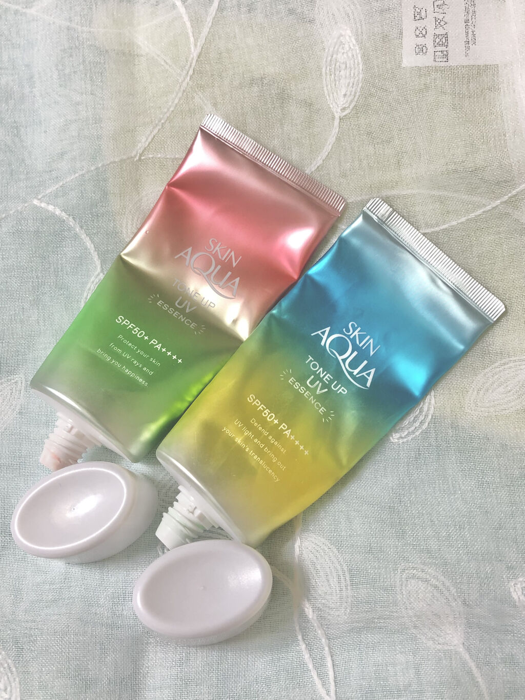 スキンアクア トーンアップUVエッセンス/スキンアクア/日焼け止めクリームを使ったクチコミ（2枚目）