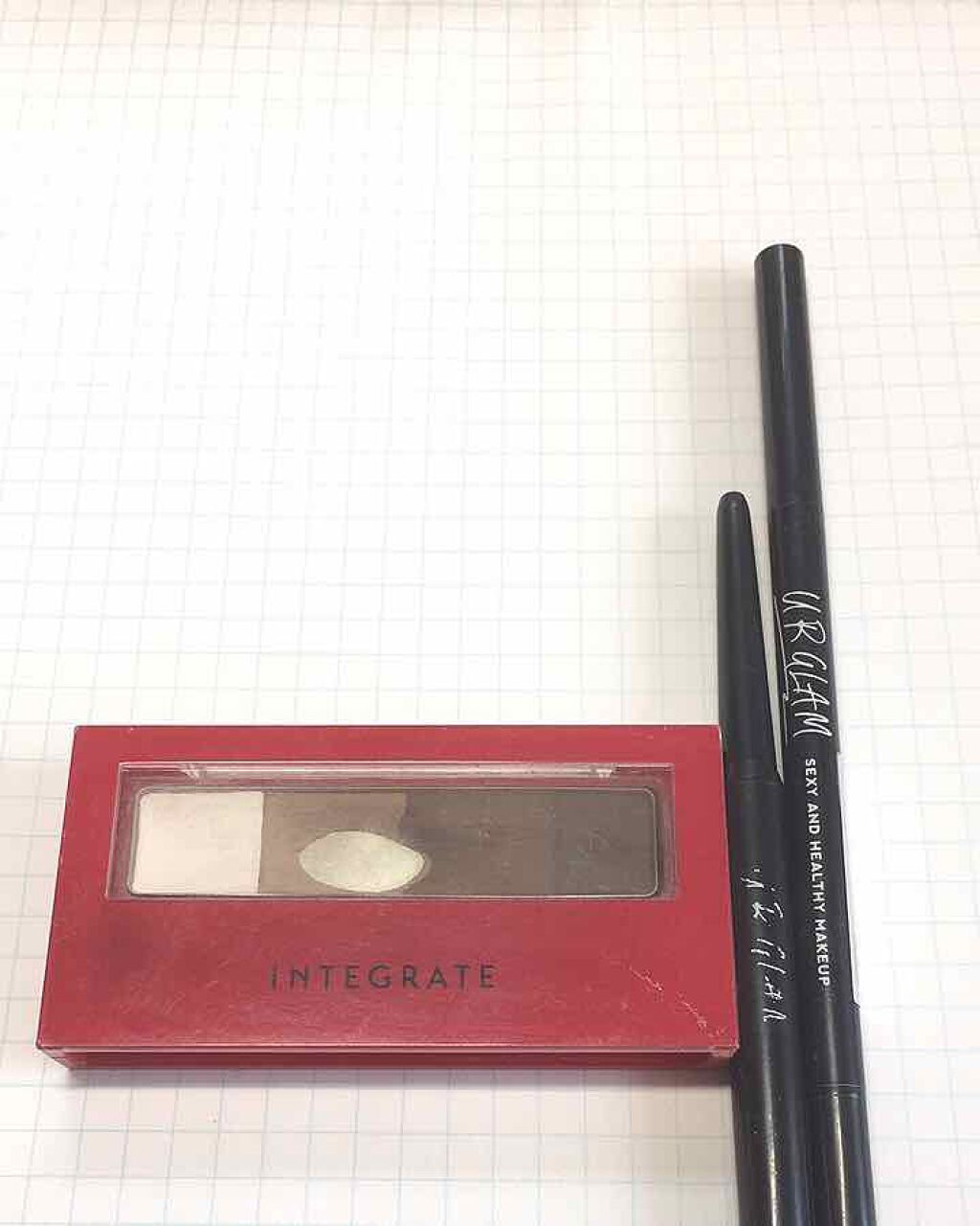 スリムスケッチアイブロウペンシル/U R GLAM/アイブロウペンシルを使ったクチコミ（2枚目）