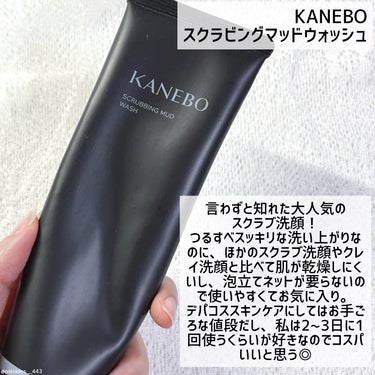 スクラビング　マッド　ウォッシュ/KANEBO/洗顔フォームを使ったクチコミ（2枚目）