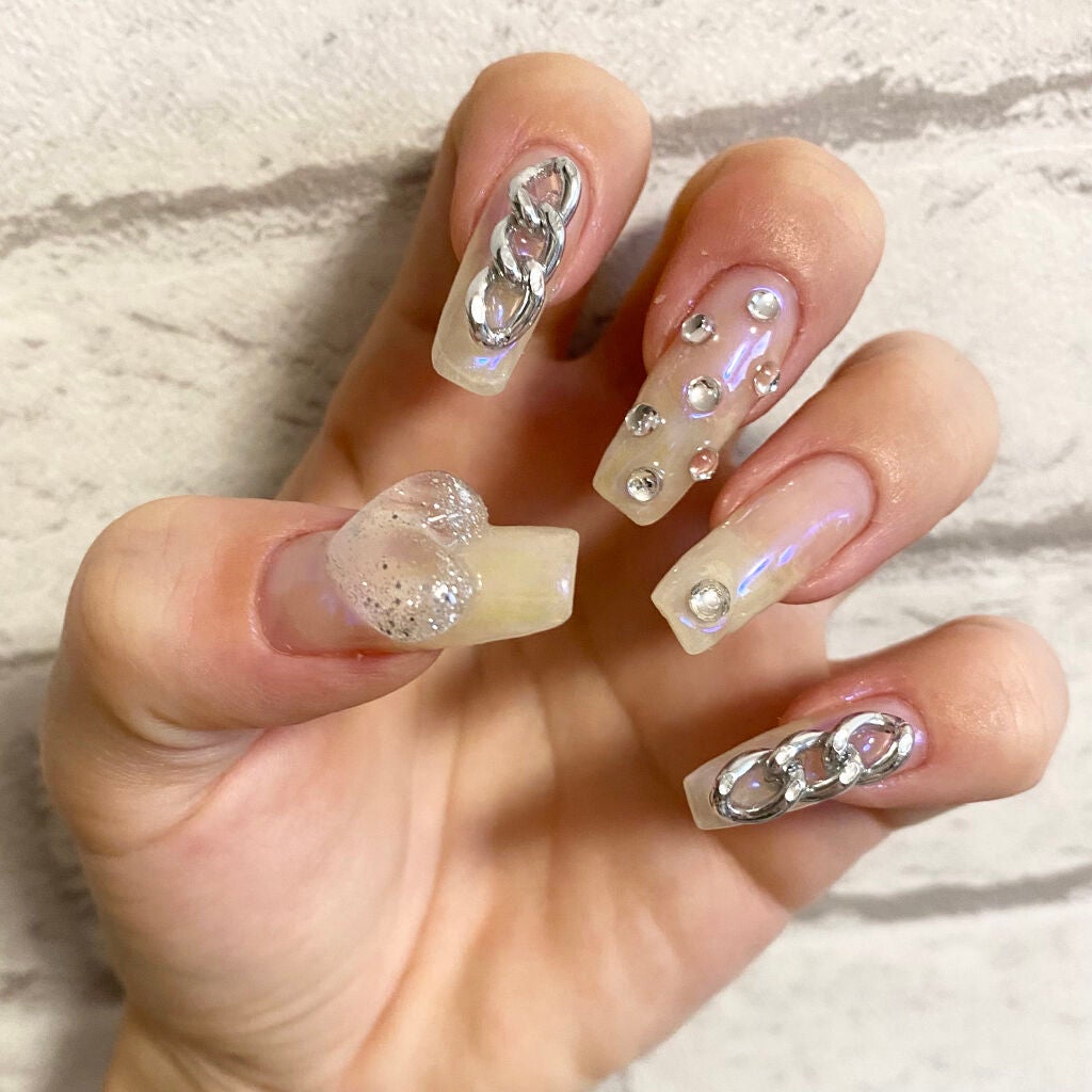 グレースジェルベース/グレースジェル/ジェルネイルを使ったクチコミ(4枚目)