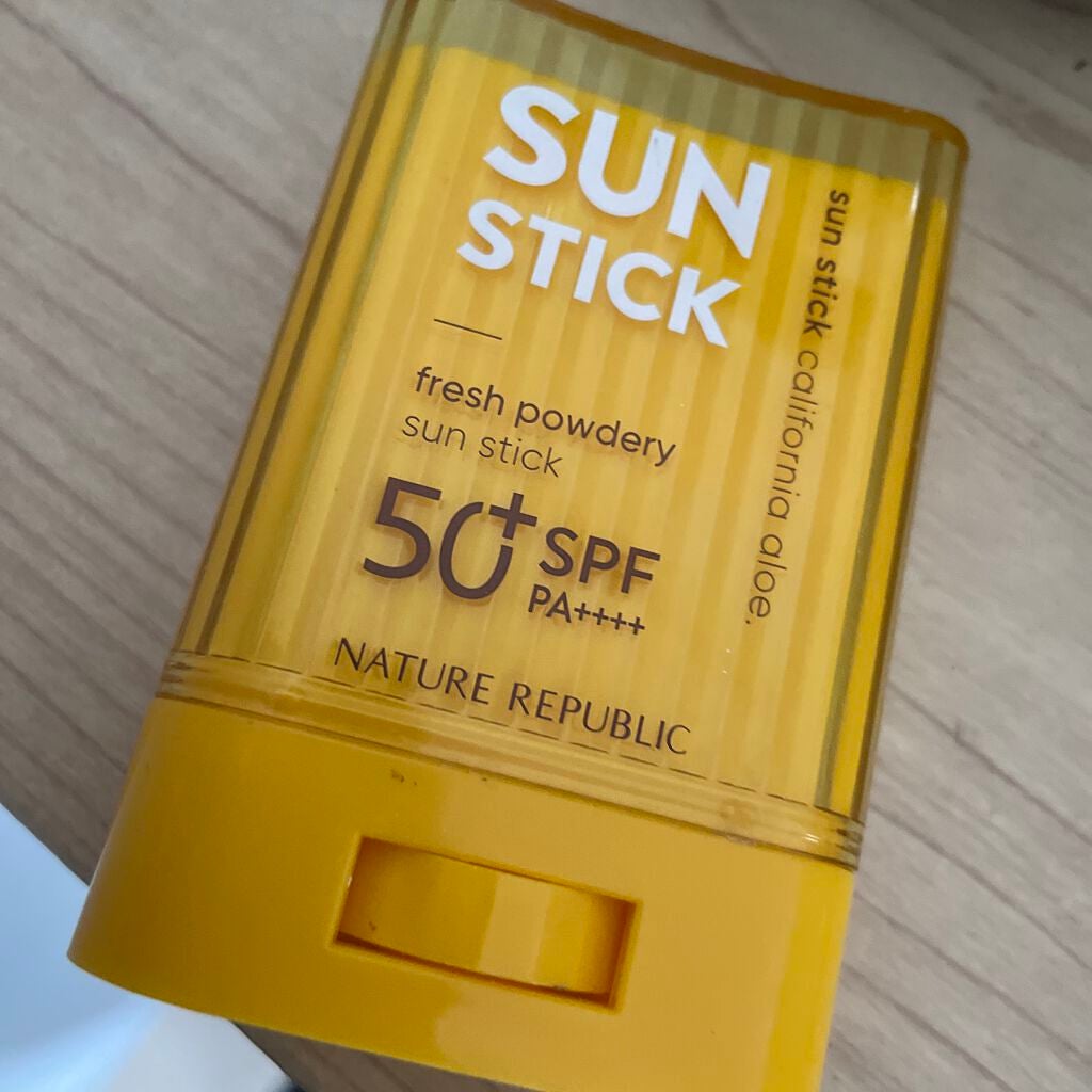 サラサラSUNデュオ サンスティック /ネイチャーリパブリック/日焼け止めスティックを使ったクチコミ(1枚目)