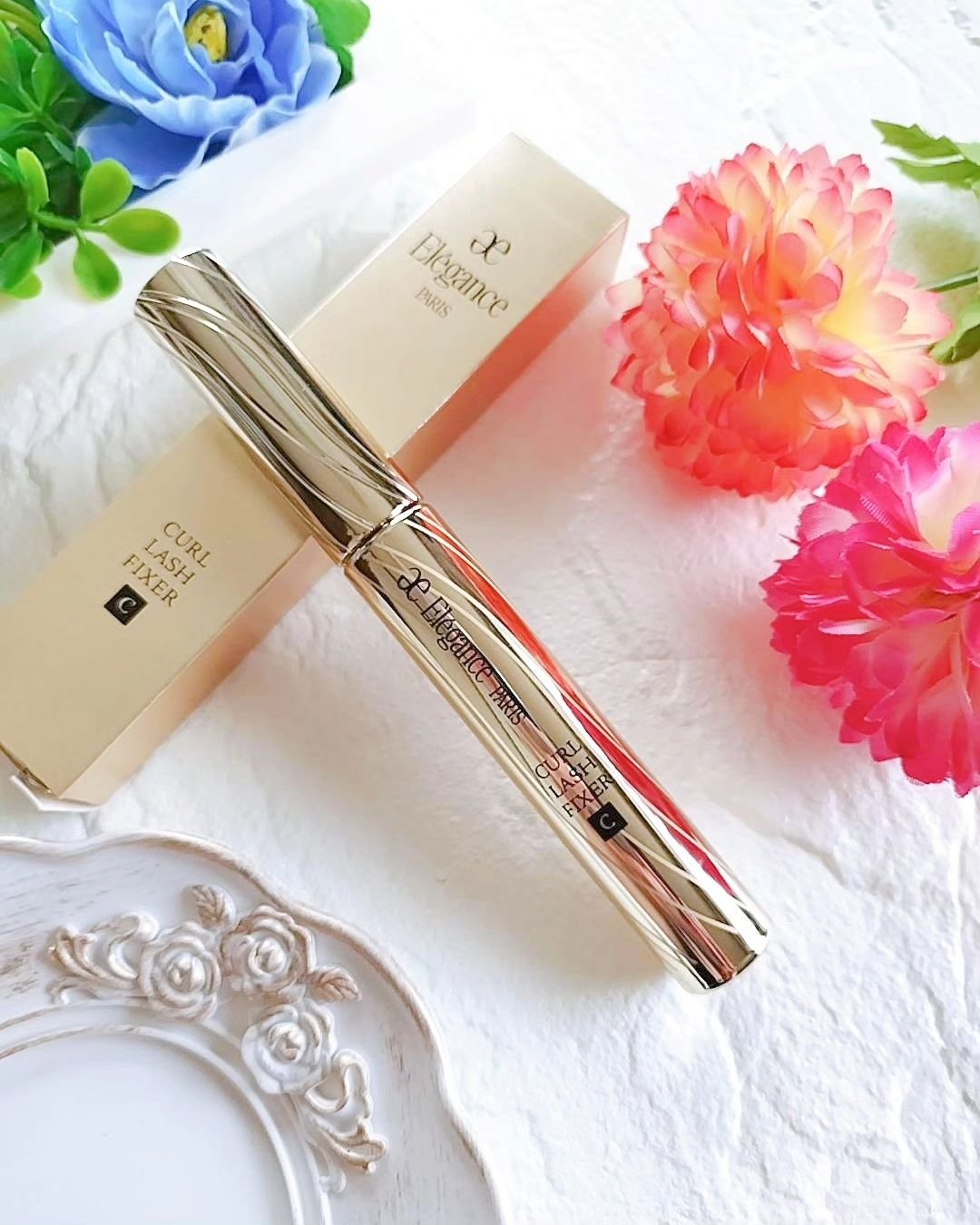 カールラッシュ フィクサー/Elégance/マスカラ下地を使ったクチコミ（3枚目）