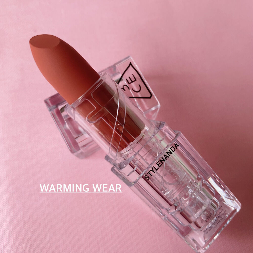 3CE SOFT MATTE LIPSTICK/3CE/口紅を使ったクチコミ（2枚目）