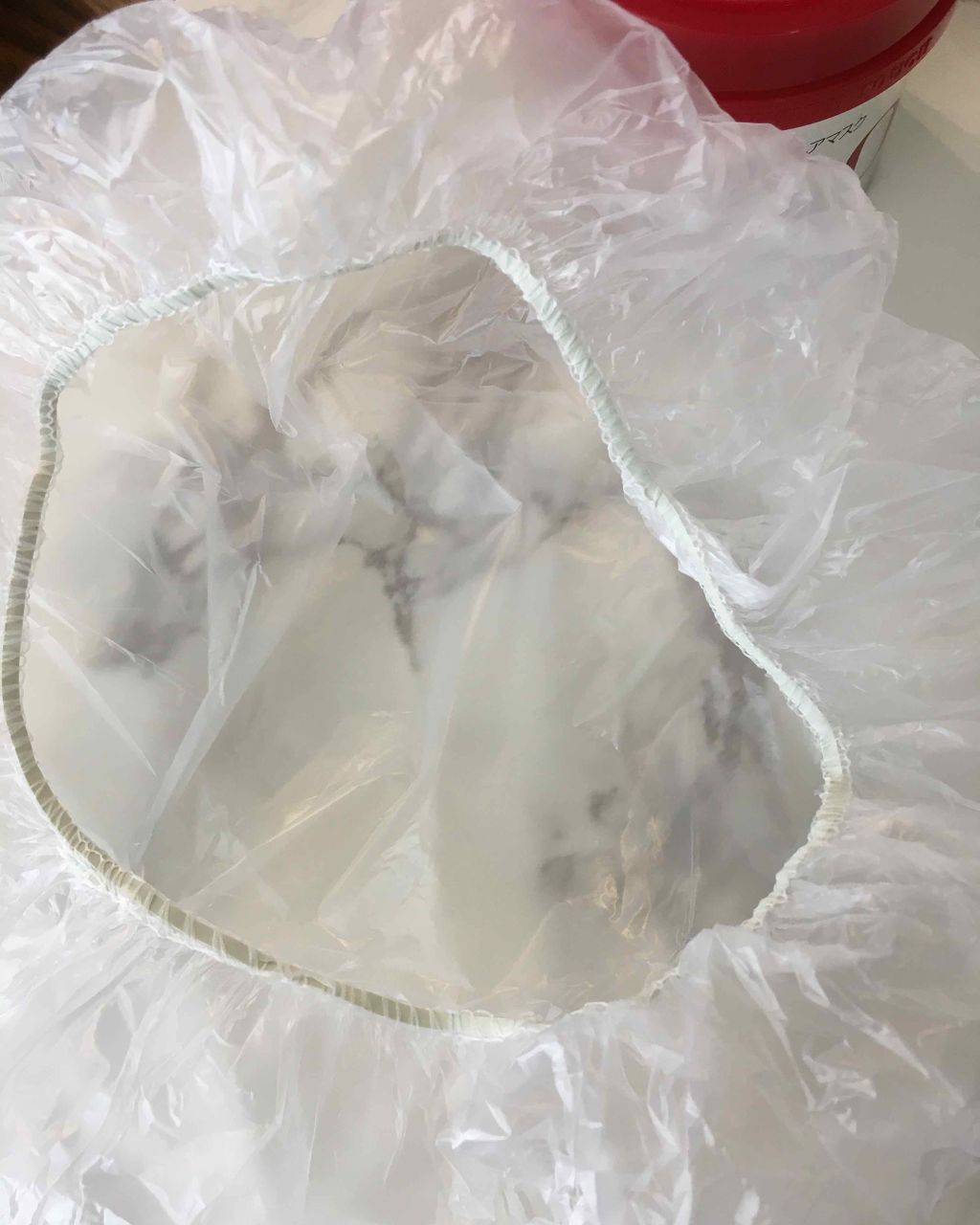 ヘアキャップ(使い捨てキャップ)/DAISO/ヘアケアグッズを使ったクチコミ(2枚目)