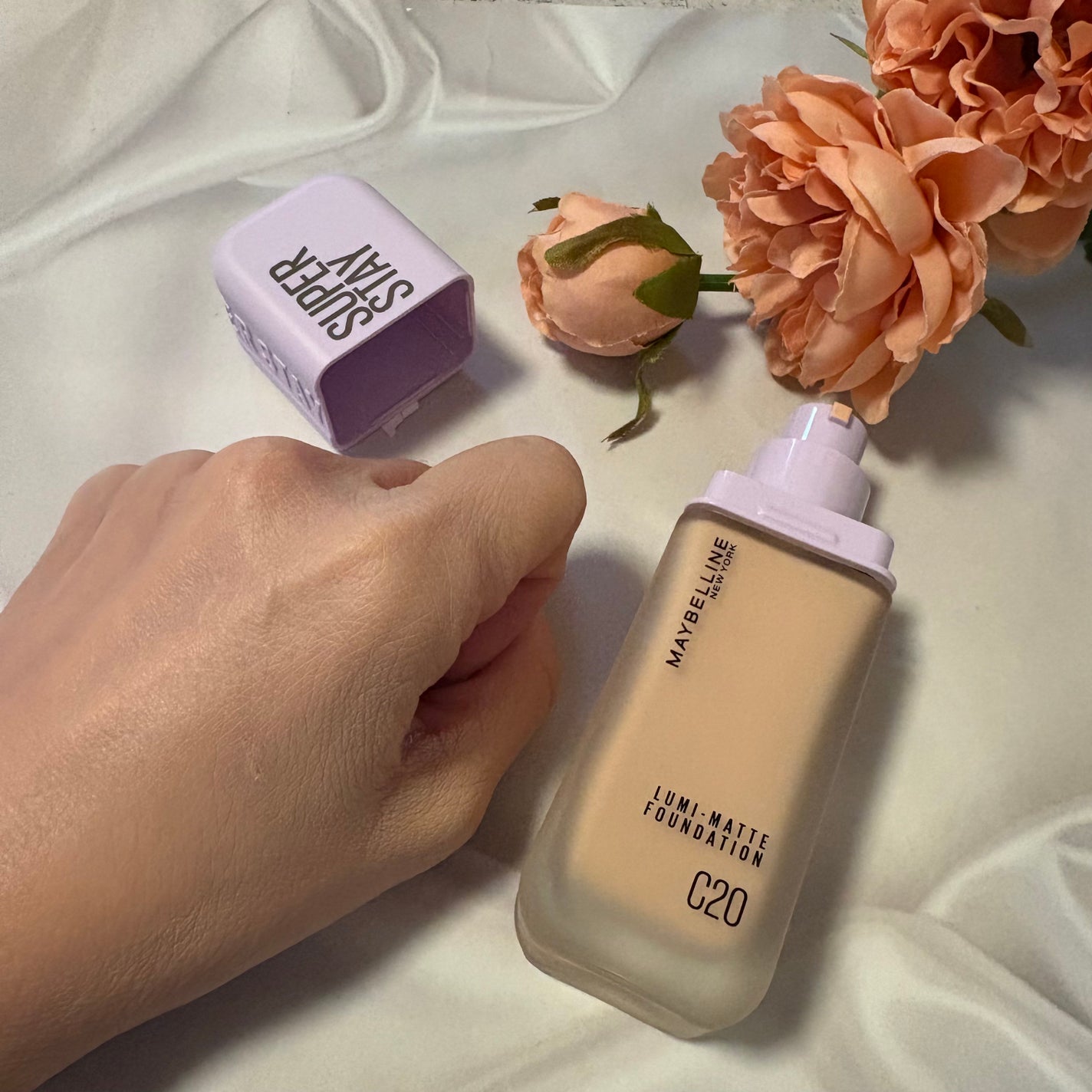 SPステイ ルミマット リキッド ファンデーション/MAYBELLINE NEW YORK/リキッドファンデーションを使ったクチコミ(3枚目)