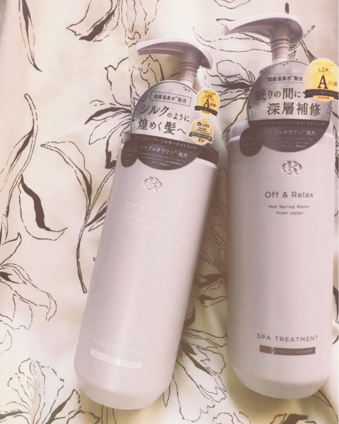 OR スパ・シャンプー/ヘアトリートメント シルキーナイトリペア/Off&Relax/市販シャンプーを使ったクチコミ(3枚目)