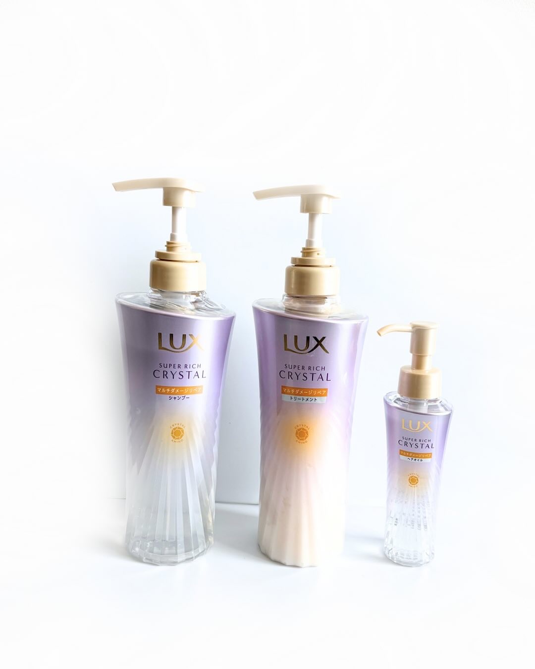 スーパーリッチクリスタル　マルチダメージリペア　シャンプー/トリートメント/LUX/市販シャンプーを使ったクチコミ（1枚目）