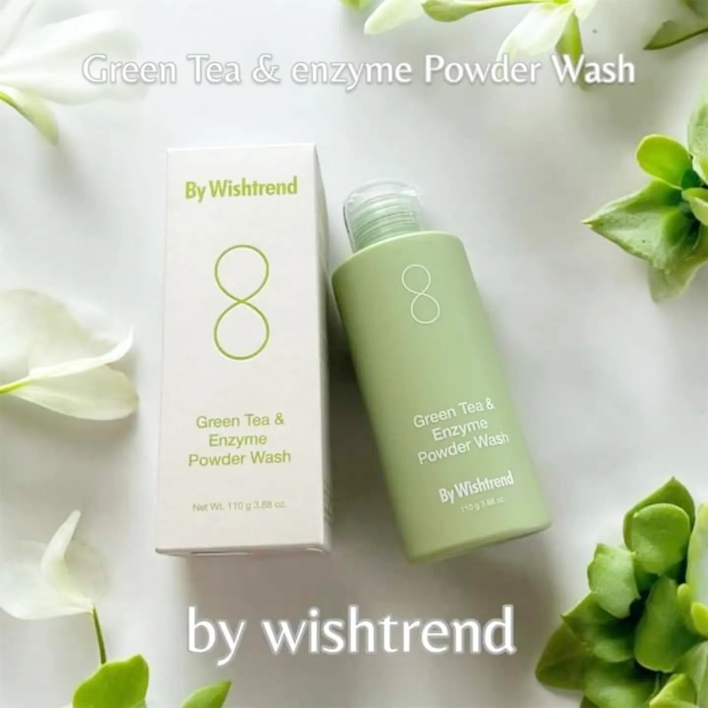 グリーンティー&エンザイムパウダーウォッシュ/By Wishtrend/洗顔パウダーを使ったクチコミ（2枚目）