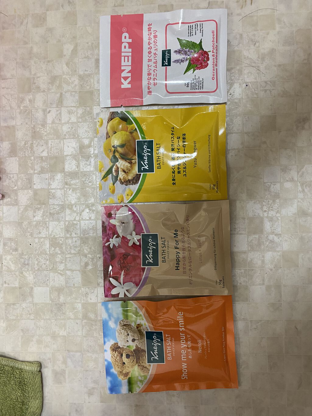 クナイプ バスソルト バニラ＆ハニーの香り/クナイプ/無機塩系入浴剤を使ったクチコミ（3枚目）