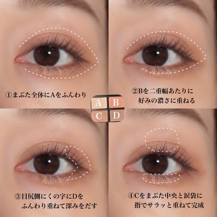 アニマルアイシャドウ(4シェード)/ZEESEA/アイシャドウパレットを使ったクチコミ(4枚目)