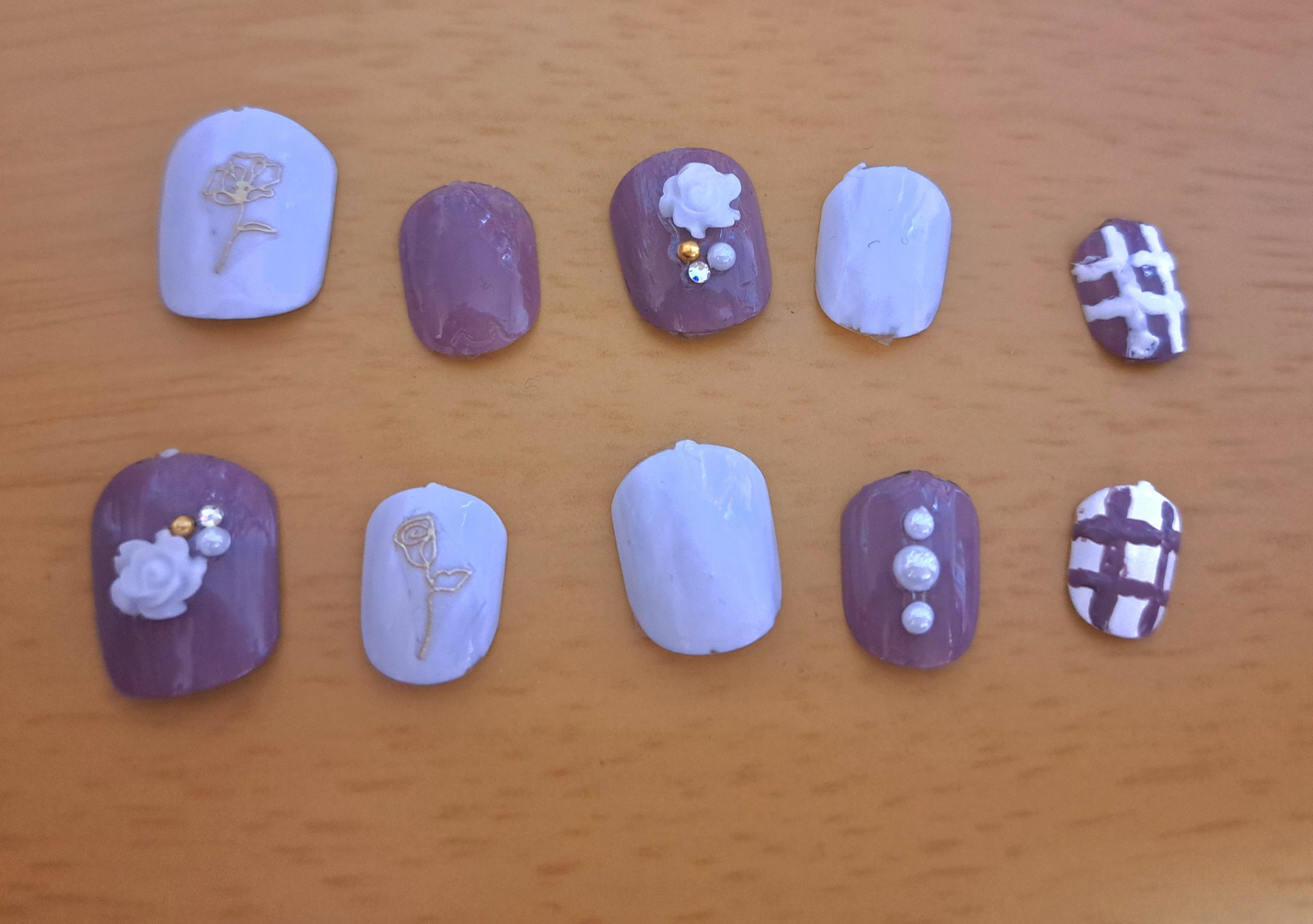 ACネイルエナメル 001G 濃密 白/セリア/マニキュアを使ったクチコミ（1枚目）