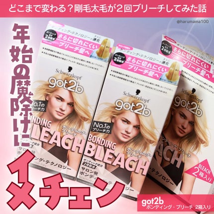 ボンディング・ブリーチ 2箱入り/got2b/ブリーチ剤を使ったクチコミ(1枚目)
