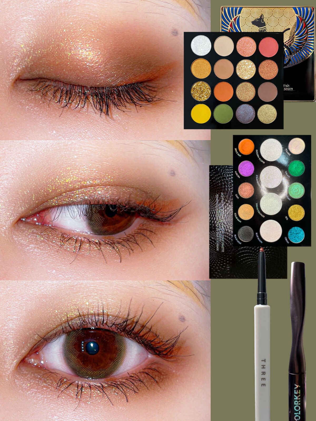 大英博物館 エジプトシリーズ アイシャドウパレット/ZEESEA/アイシャドウパレットを使ったクチコミ(2枚目)