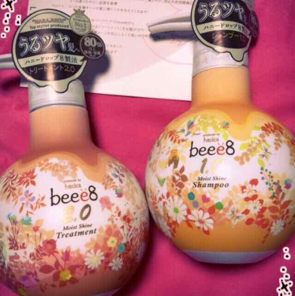 モイストシャイン シャンプー1.0／モイストシャイン トリートメント2.0 ヘアトリートメント/beee8/市販シャンプーを使ったクチコミ（1枚目）