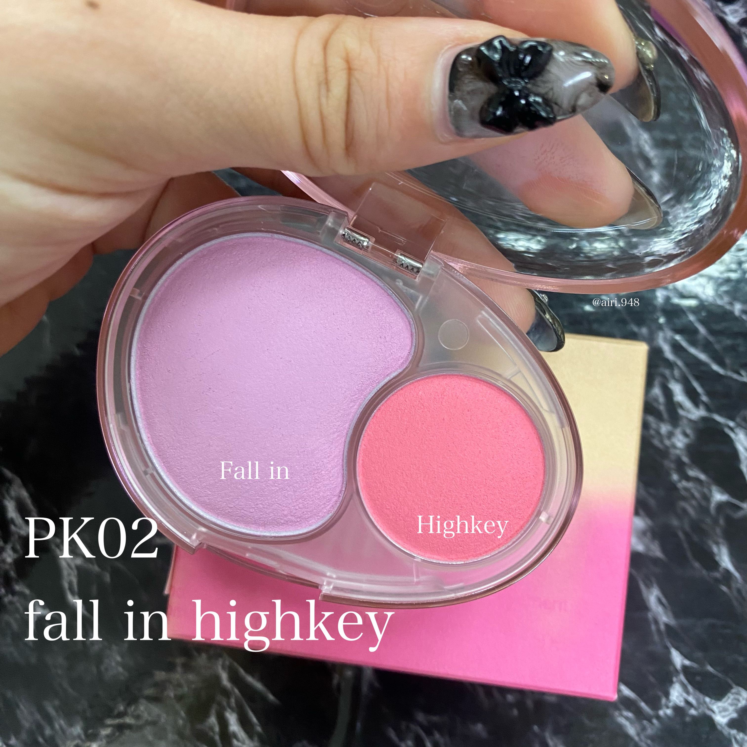 デュアルチークメロウ/fwee/ジェル・クリームチークを使ったクチコミ（2枚目）