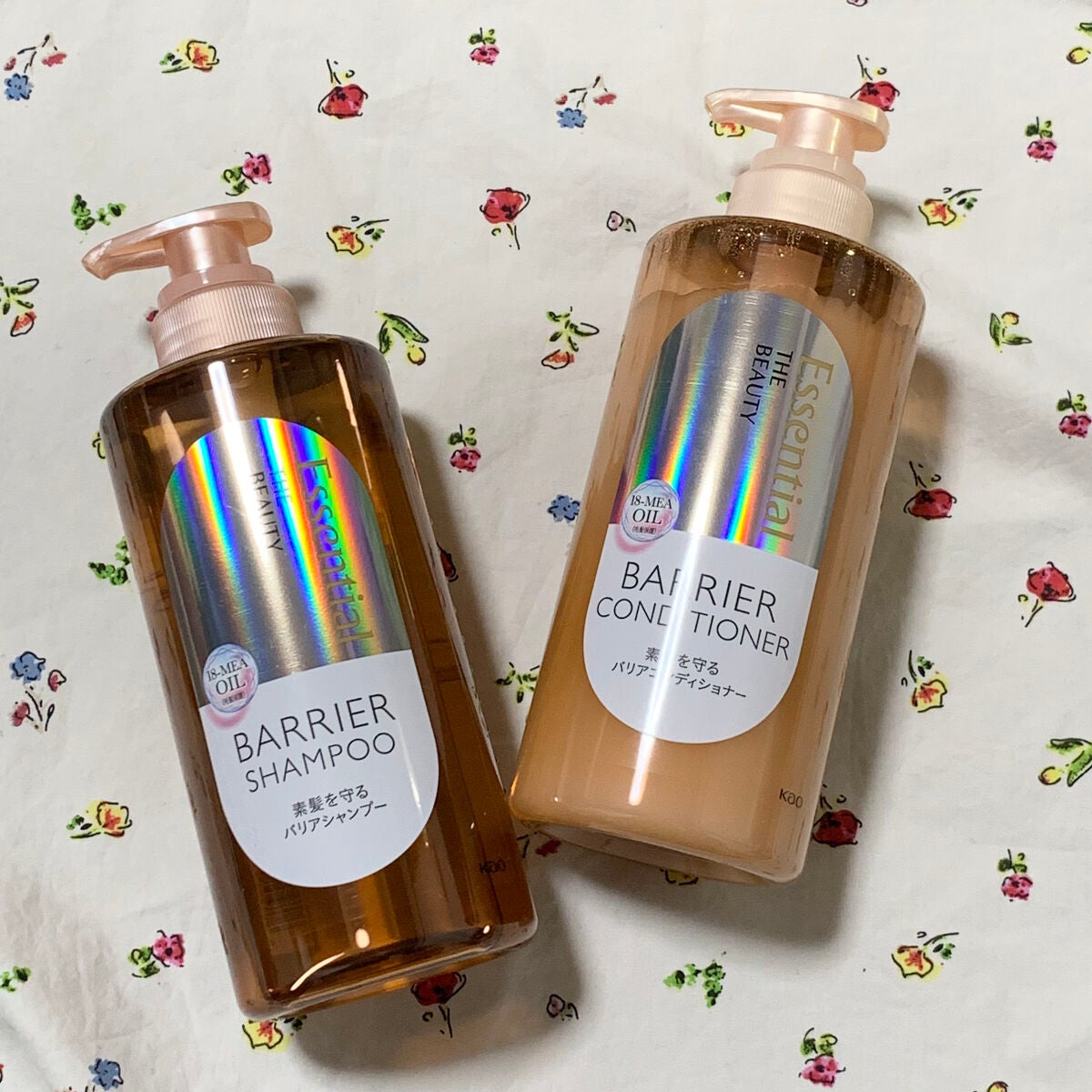 ザビューティ 髪のキメ美容素髪を守る バリアシャンプー/コンディショナー/エッセンシャル/シャンプー・コンディショナーを使ったクチコミ(1枚目)