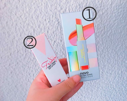 グラデーションリップ/NOVO/口紅を使ったクチコミ(1枚目)