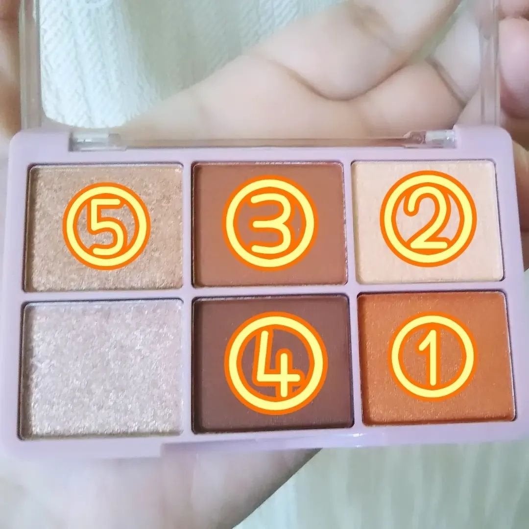 CMBバームアイシャドウ/セリア/ジェル・クリームアイシャドウを使ったクチコミ(4枚目)