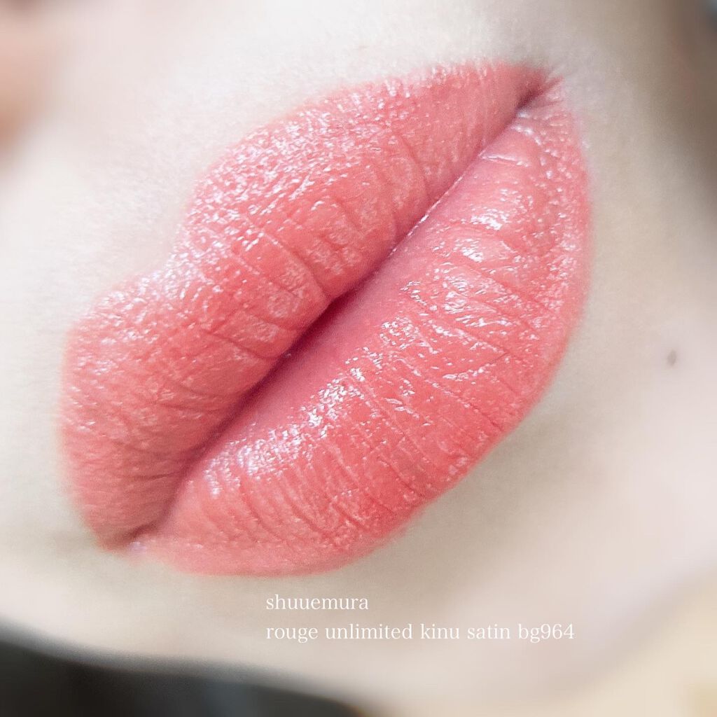 キヌ ルージュ サテン/shu uemura/口紅を使ったクチコミ(4枚目)