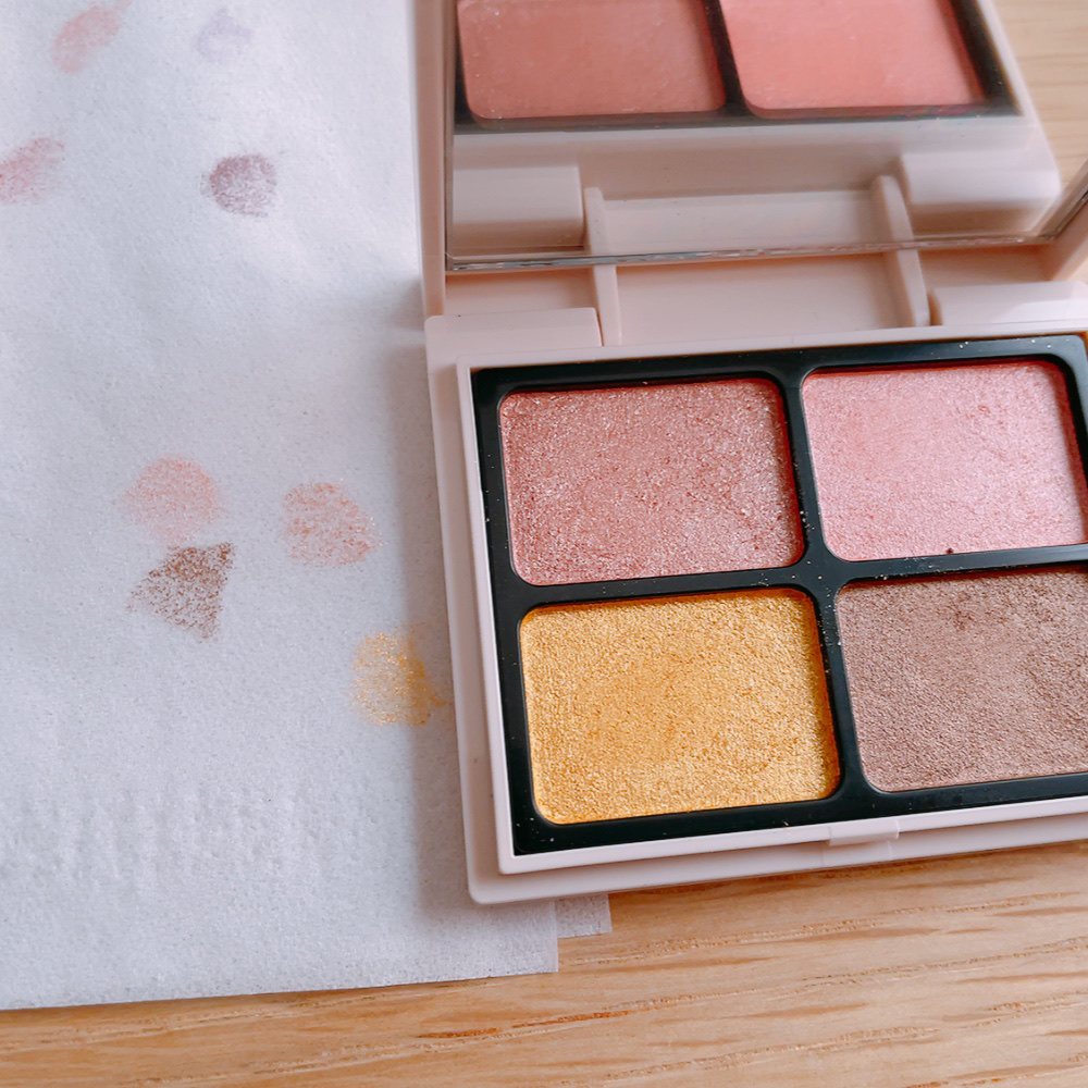 ニュアンスカラーアイズ 104 ミモザピーチ/Enamor/アイシャドウパレットを使ったクチコミ（3枚目）