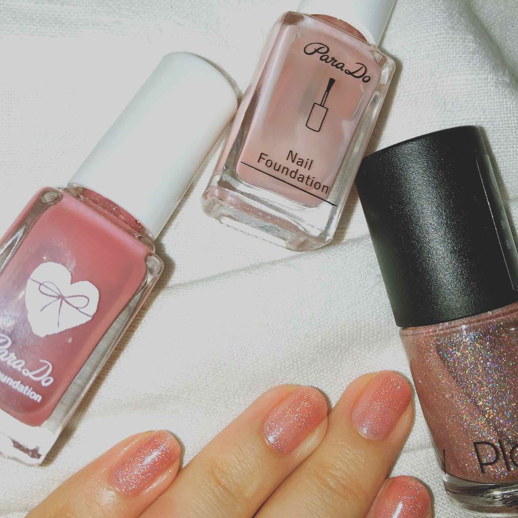 ネイルファンデーション/パラドゥ/マニキュアを使ったクチコミ（1枚目）