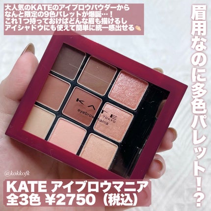 アイブロウマニア/KATE/パウダーアイブロウを使ったクチコミ(1枚目)