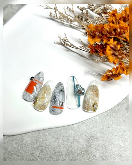 リーフストーン/キラネイル/ネイルチップ・パーツを使ったクチコミ(4枚目)