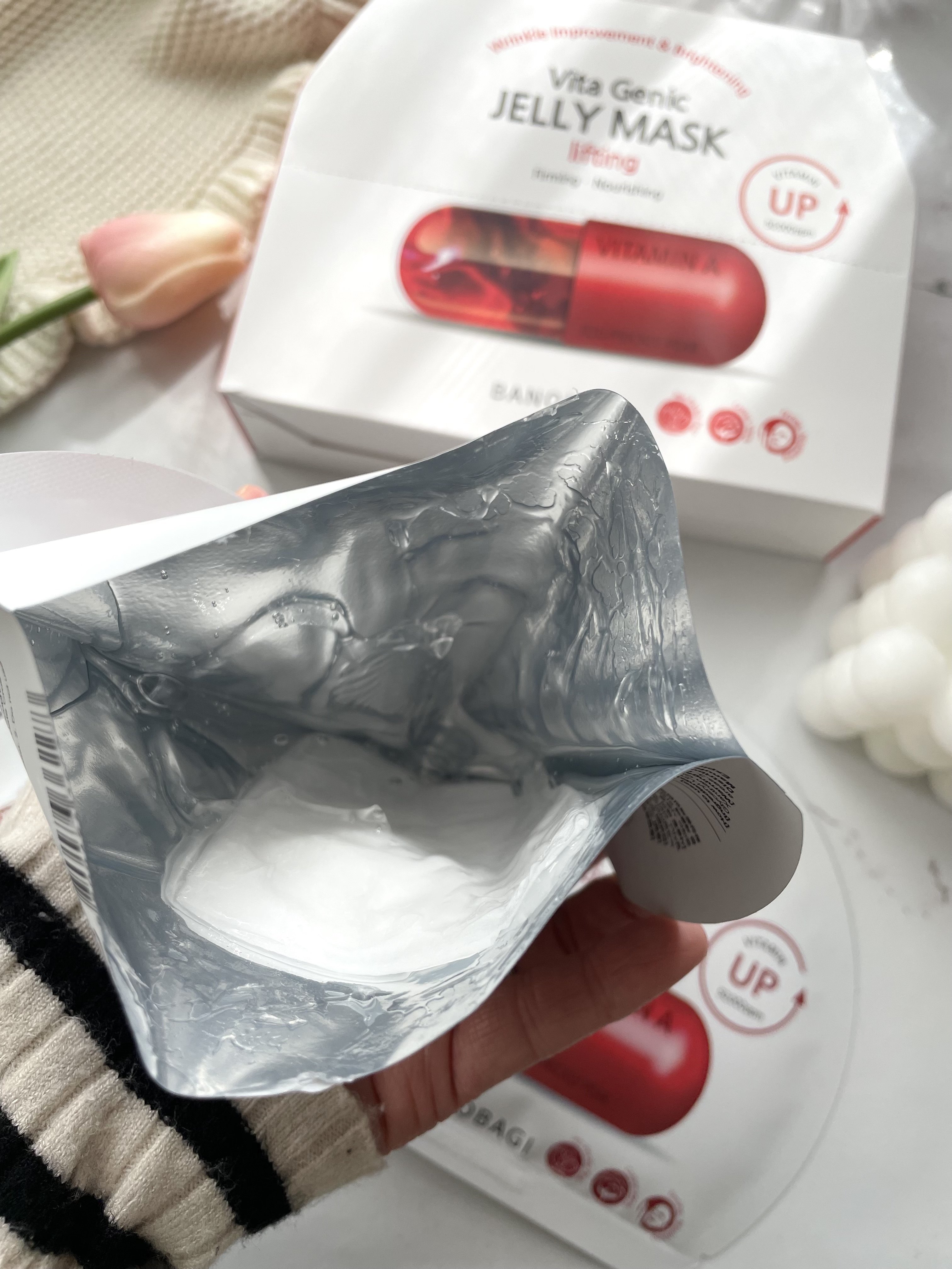 ビタ ジェニックゼリーマスク/BANOBAGI/シートマスク・パックを使ったクチコミ（3枚目）