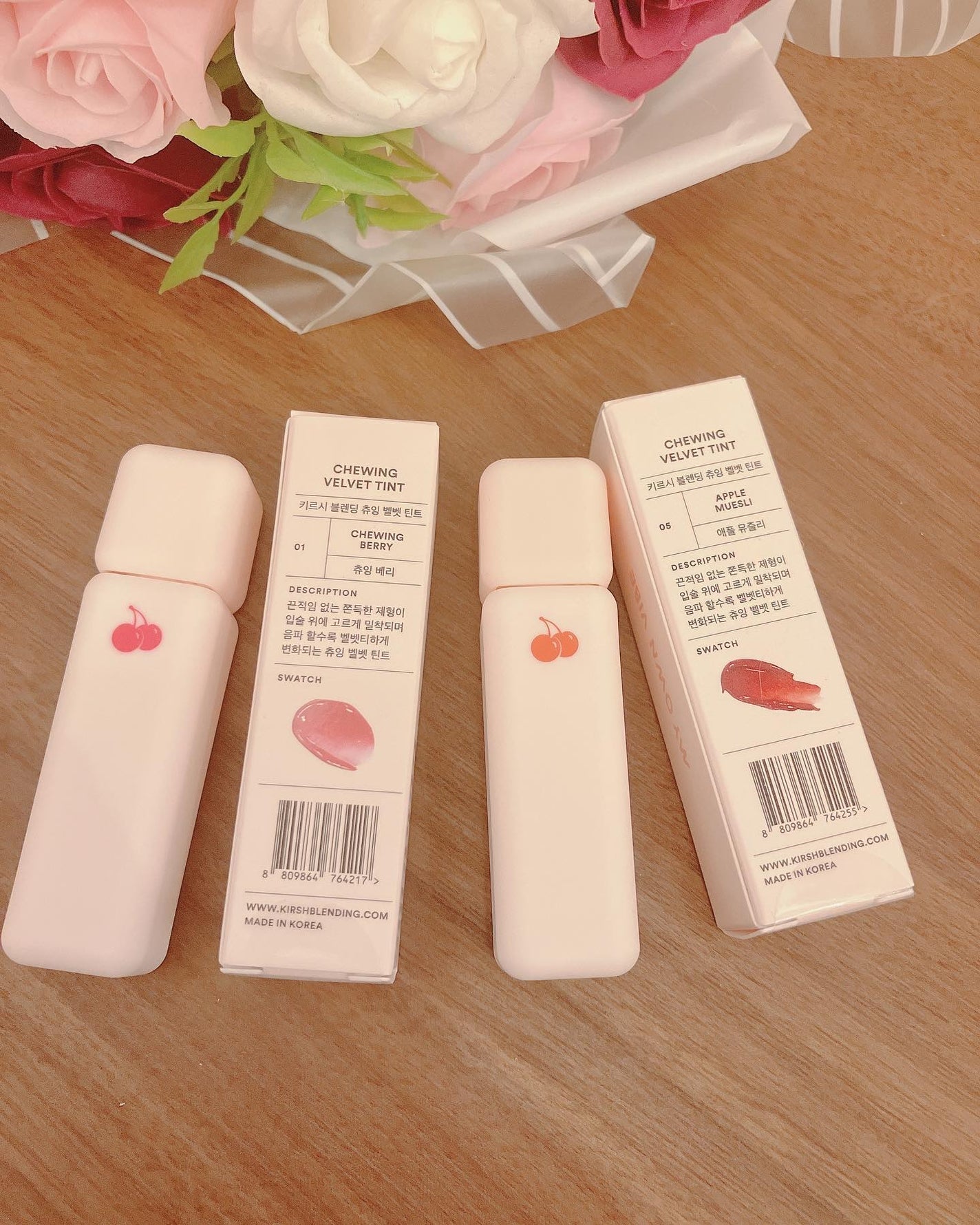 チューインガムベルベットティント/KIRSH(キルシー)/リップティントを使ったクチコミ(8枚目)