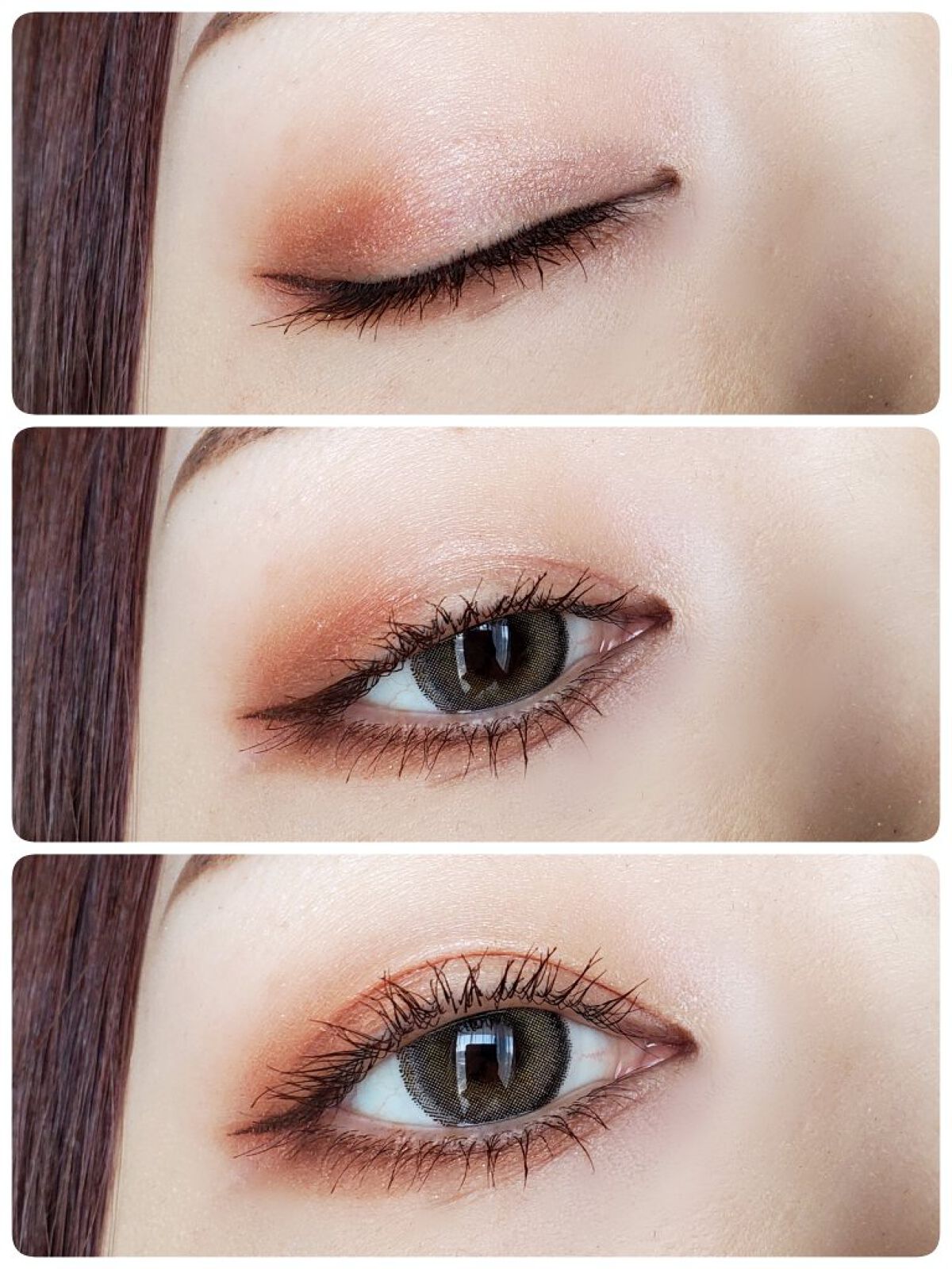 シルエットマンスリー 04 オリーブブラウン/LensVery/１ヶ月（１MONTH）カラコンを使ったクチコミ（1枚目）