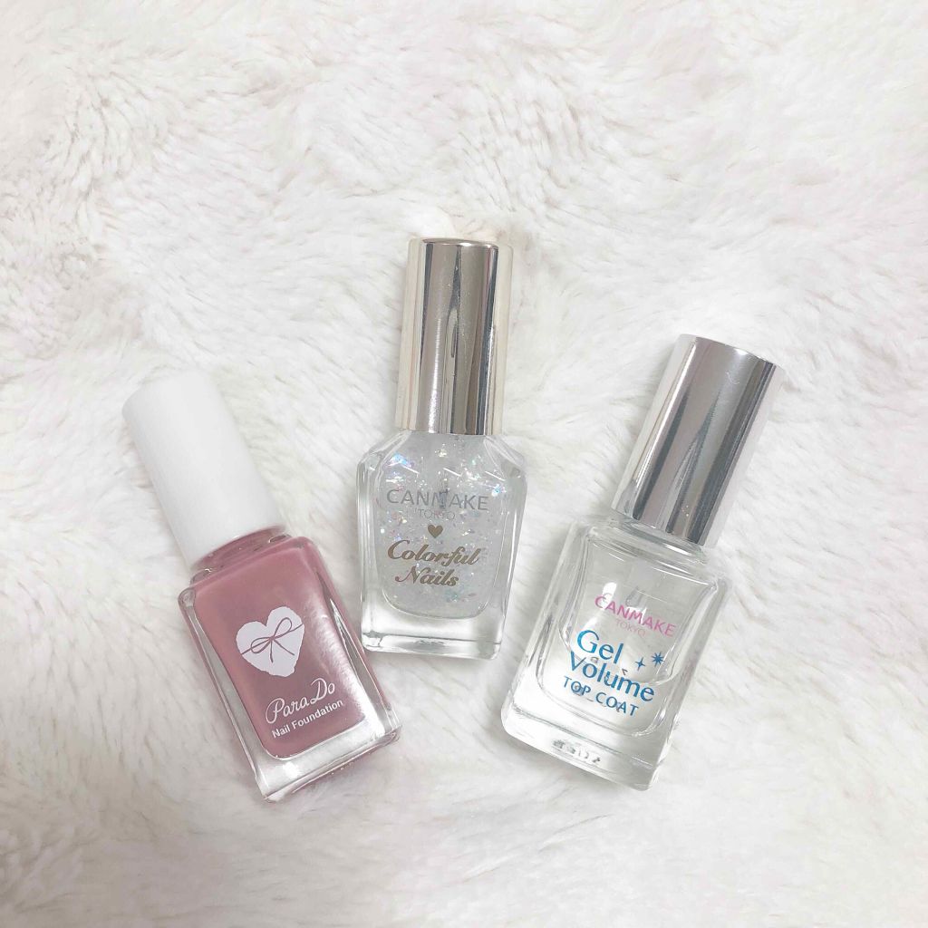 ジェルボリュームトップコート/キャンメイク/ネイルトップコートを使ったクチコミ（2枚目）