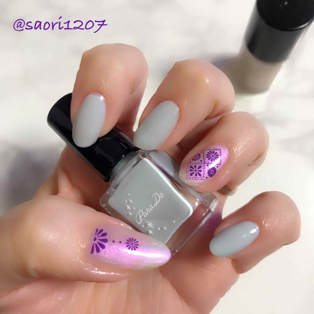 ミニネイル BL05 ブルードレス/パラドゥ/マニキュアを使ったクチコミ（1枚目）